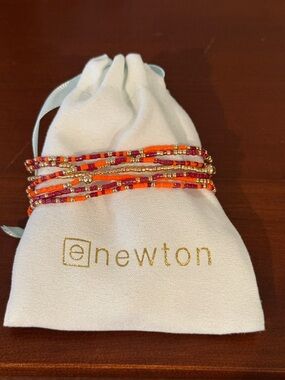 enewton - Stack of 7 “GameDay Hope Unwritten” Bracelets - NWOT